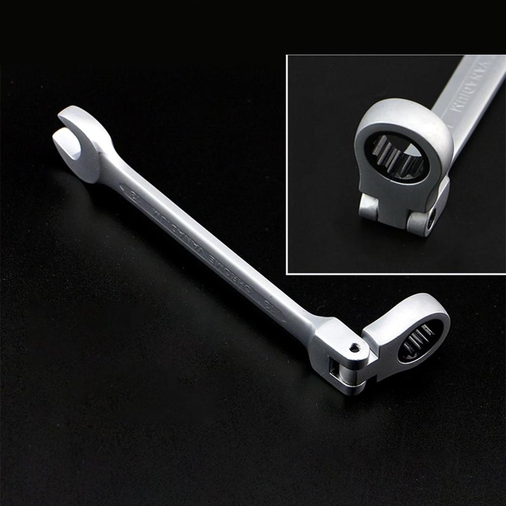 Llaves Combinadas De 8 Mm De Cabeza Flexible Llave De Trinquete Llave Métrica Juego De Llaves De Trinquete Llaves Inglesas Herramienta De Reparación Herramienta De Mano