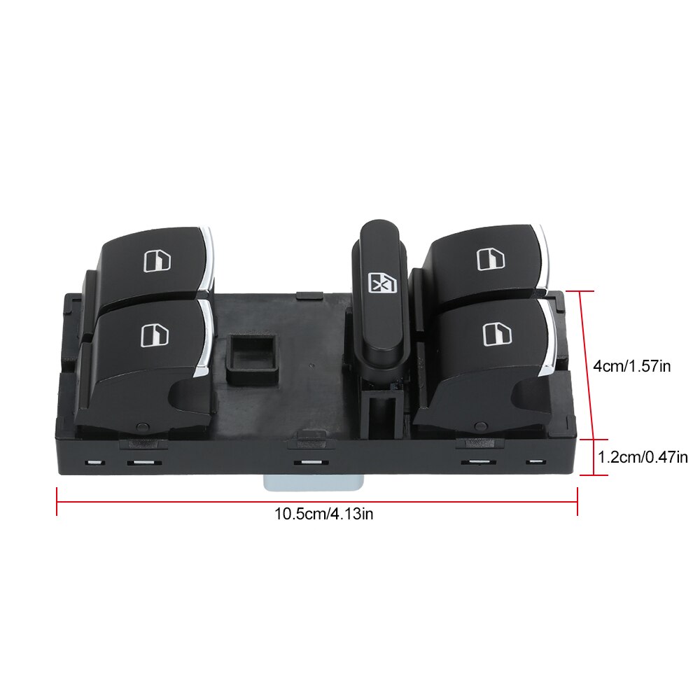 Car Master Power Window Switch 5ND 959 857 for VW CC Tiguan Passat B6 Golf Jetta MK5 Driver Side Console Control Window Lifter