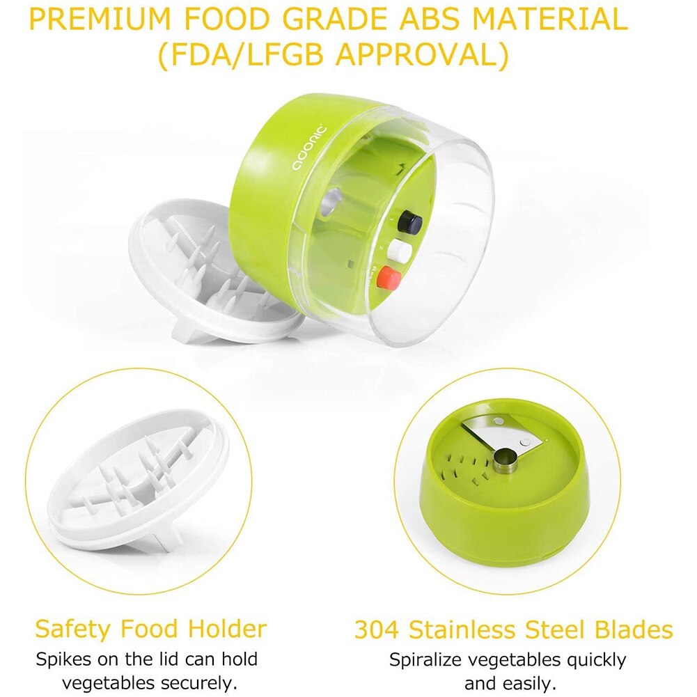 Portable Spiralizer Vegetable Slicer Twister Handheld Spiral Cutter Fruit Grater Peeler Spaghetti Maker Tools Kitchen Gadgets