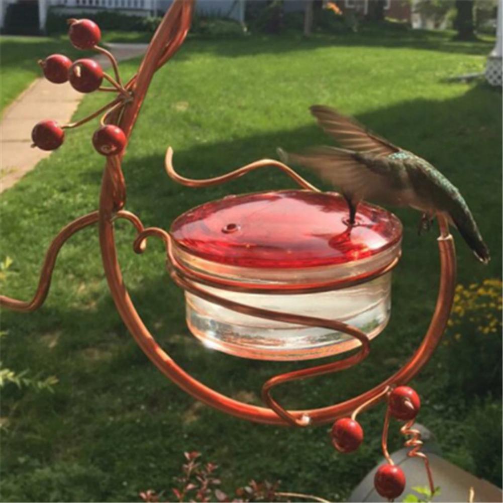 Durable Bird Feeder Red Hummingbird Feeder Attractive Easy to Clean Durable Sturdy Drinker