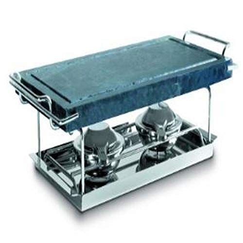 IBILI 755000 - Grill Piedra para hacer carne y verduras, 37X18 Cm