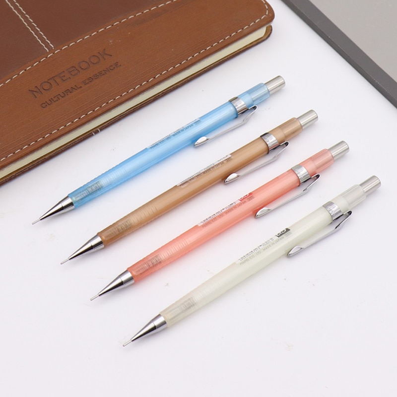 1 cps limited edition japan pentel  p205cl gennemsigtig stang automatisk blyant 0.3/0.5mm tegneblyant