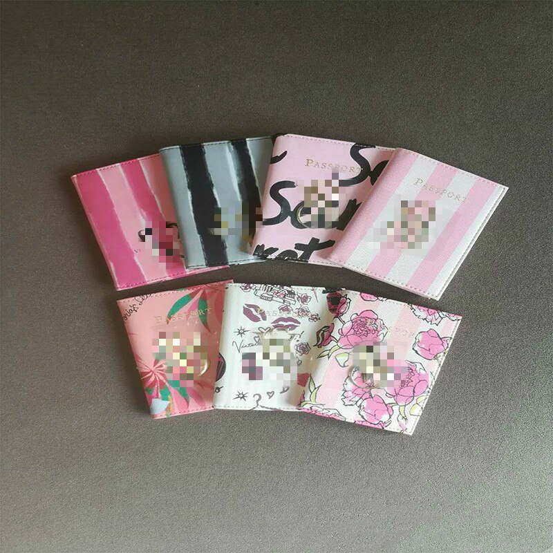 Mode Mannen Vrouwen Reizen Lederen Beschermhoes Pakket Kaarthouder Bloemen Protector Paspoort Portemonnee Credit Paspoort Kaart