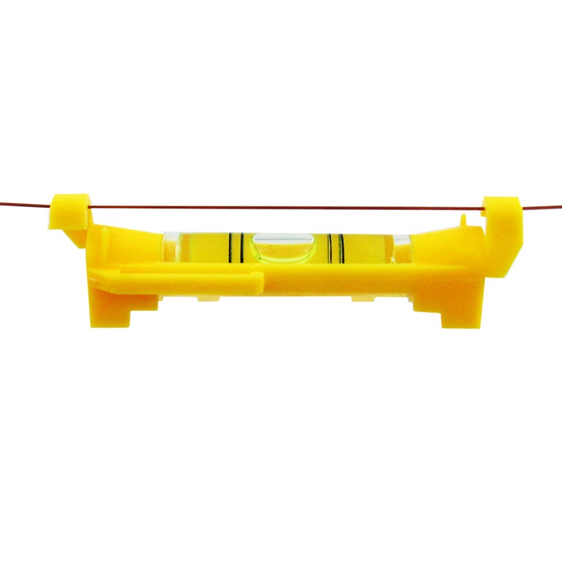 (10 stuks/partij) qase mini waterpas hangende lijn waterpas waterpas flesje rood/geel: Yc0407