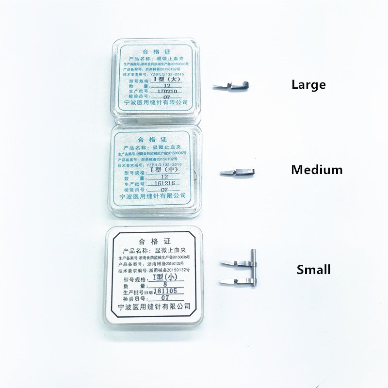 Clip hémostatique de petit vaisseau sanguin, pince veineuse artérielle, clip de blocage temporaire, Instruments chirurgicaux pour animaux de compagnie