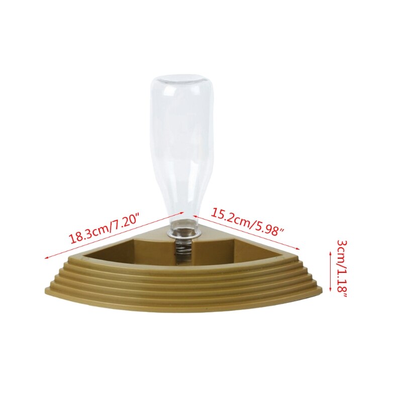 Pet Tortoise Reptiles Turtles Feeder Water Dispenser Drinking Fountain Dish Bowl W0YF