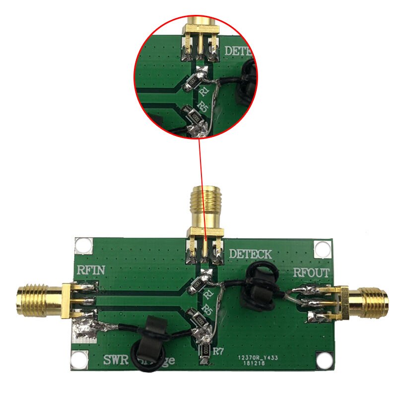 10-3000MHz Standing Wave Ratio Reflective Bridge SWR RF Directional Bridge for RF Network Circuit Antenna Measurement Debugging