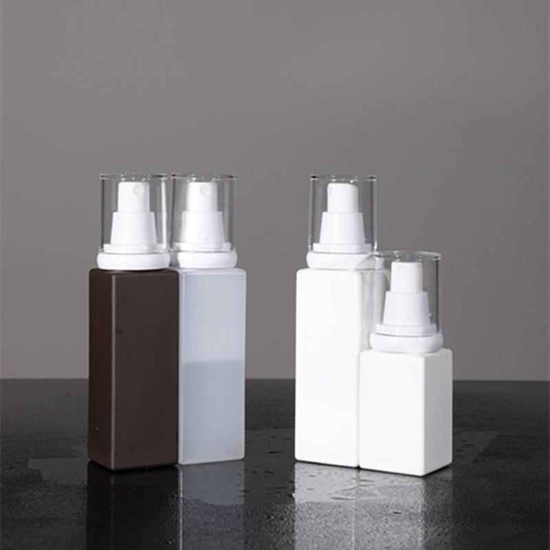 50ML 100ML Empty Liquid Spray Bottle Refillable Perfume Atomizer Alcohol Disinfecta Containers plastic travel bottles 2PCS/lot