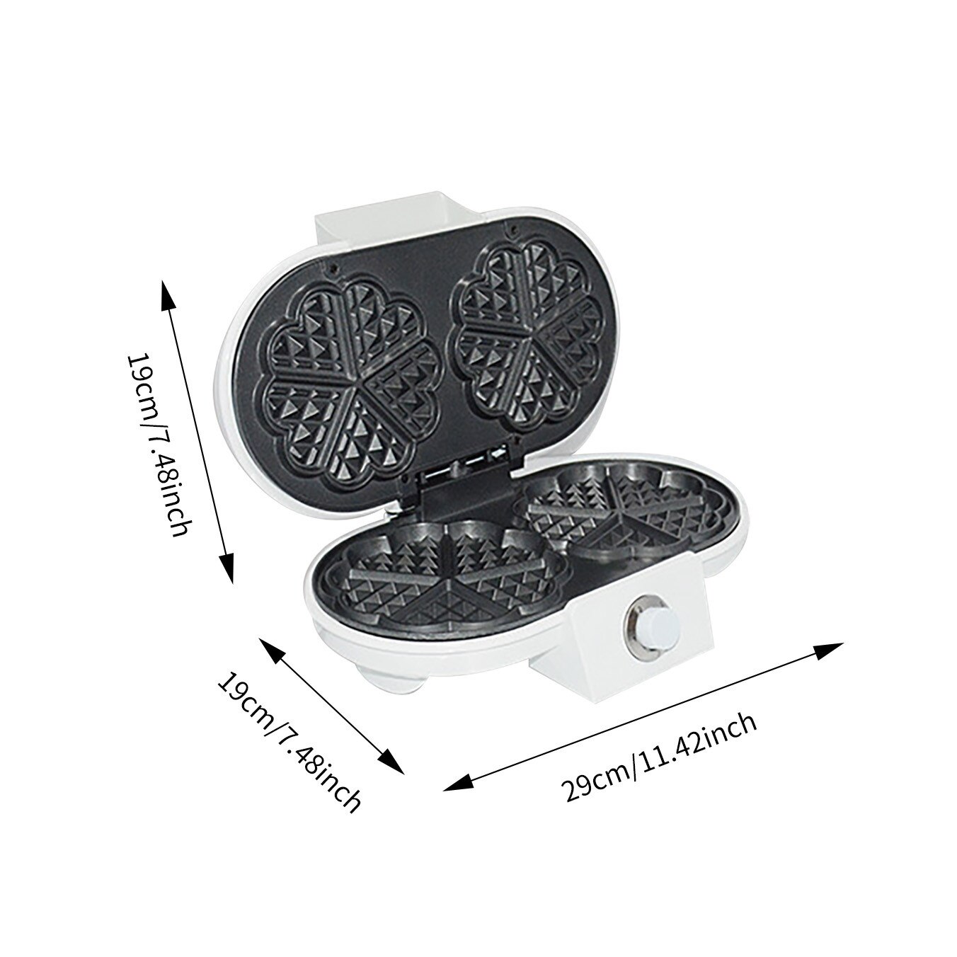Mini Waffle Maker Machine For Single W Affle Paninis Potato Pancake Mini Waffle Maker Waffle Machine For Individual Waffles#g30