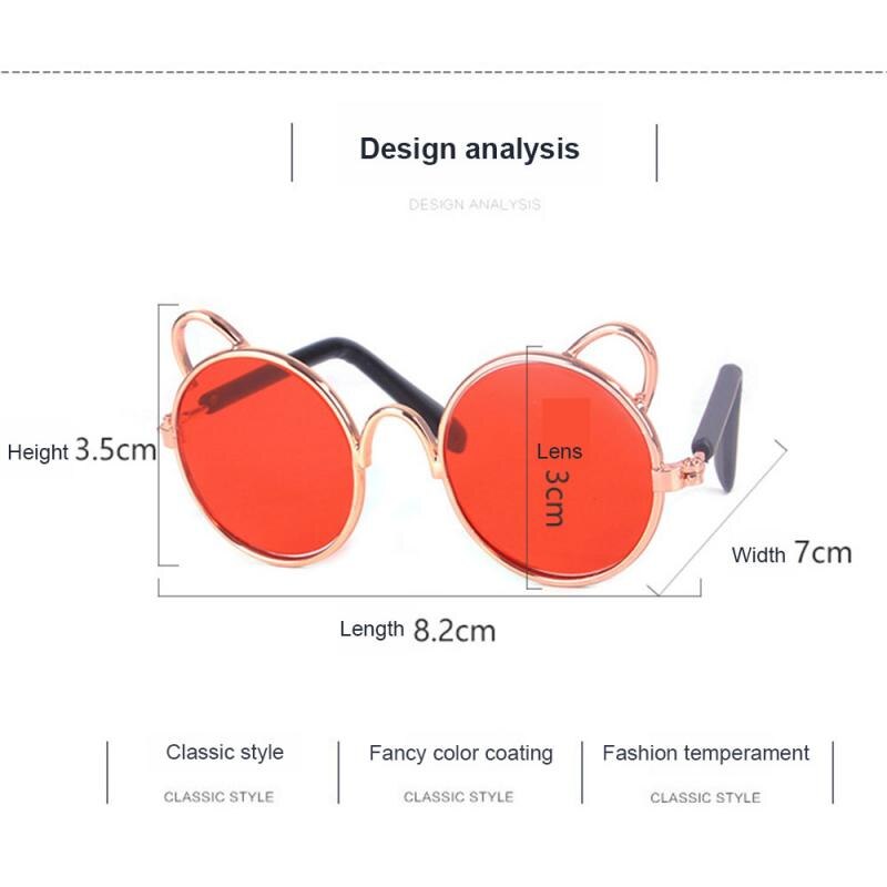 Snel ! Kat Leuke Zonnebril Hond Teddy Zonnebril Persoonlijkheid Funny Pet Accessoires Kat Bril Dierbenodigdheden 8.2*7*3.5Cm