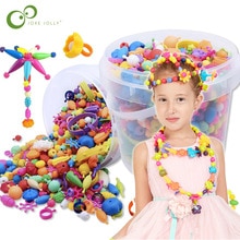 Pop Perlen Spielzeug Creativel Kunst Und Handwerk Für freundlicher Armbinde schnappen Zusammen Schmuck Bausatz Pädagogisches Spielzeug Für freundlicher GYH