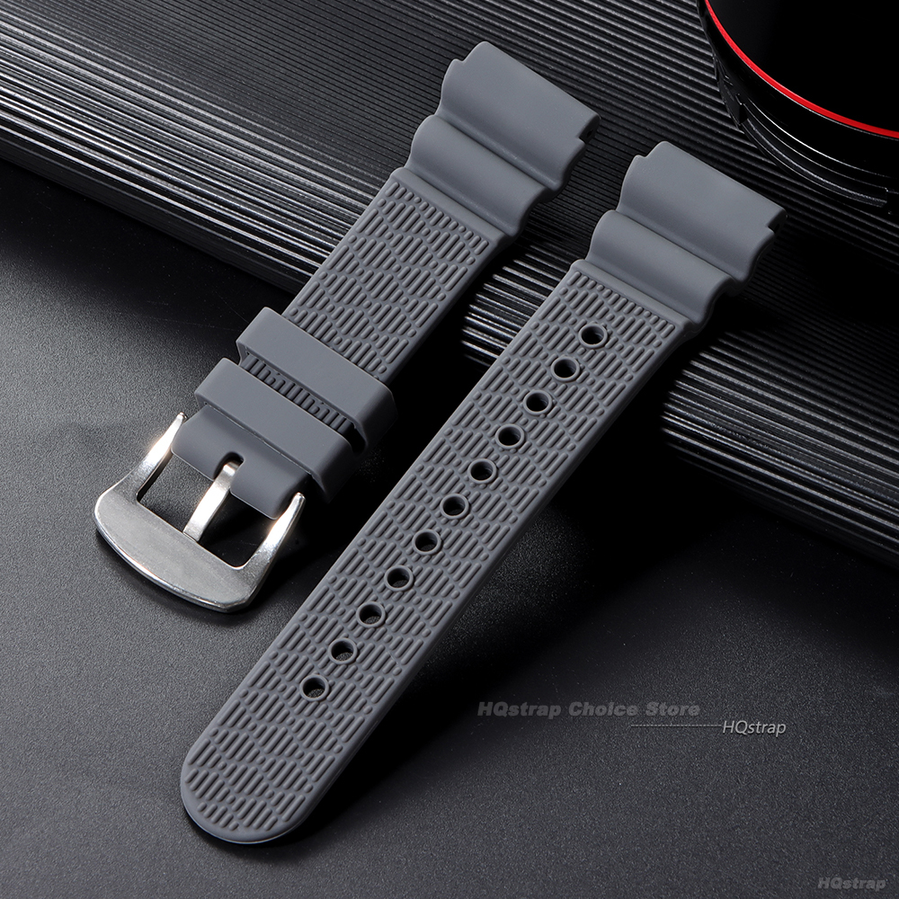 Zachte Siliconen Horlogeband 20mm 22mm Mannen Vrouwen Rubber Horlogebanden voor Seiko SKX007 SKX009 Waterdichte Sport armband