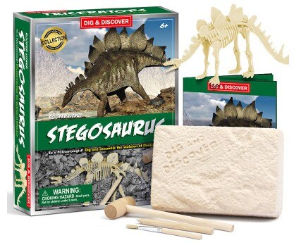 Dinosaur archaeological excavation toy prehistoric crocodile fossil skeleton excavation DIY boy