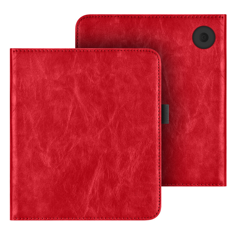Voor KOBO Weegschaal Kleur/Libra 2/Libra H2O Case met Draagriem Stand Card Slot 7 inch Lederen Cover Ebook N428 N418 N873 Funda