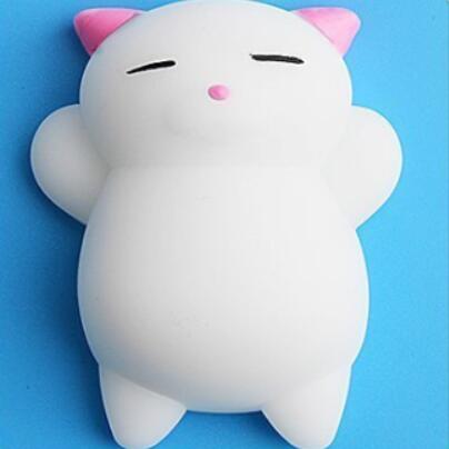 Squishy Toy Cute Animal Antistress Ball Squeeze Mochi Rising Toys Abreact Soft Sticky Squishi Stress Relief Toys Funny: 7 Pink Cats