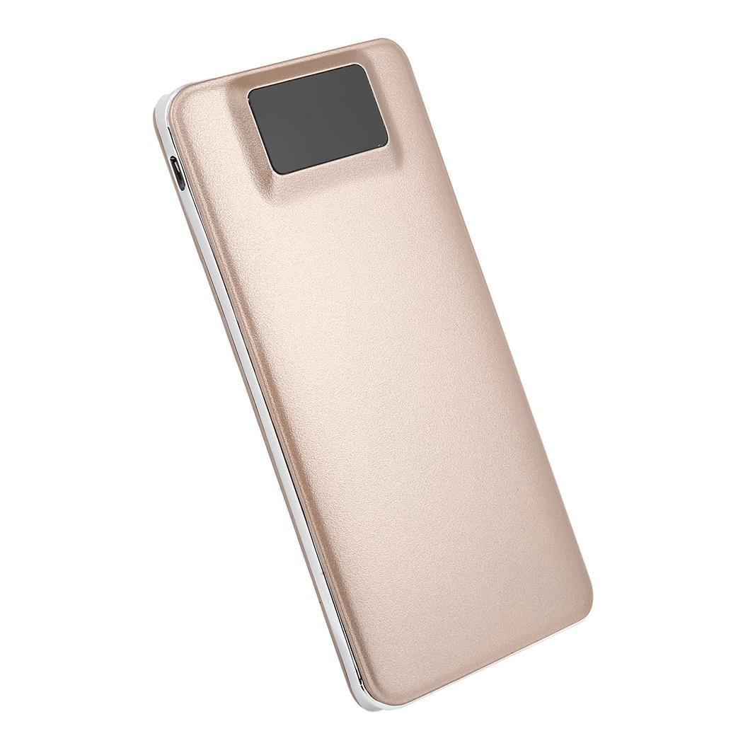 30000 mah batterie externe Portable 2 USB téléphone Portable batterie externe banque d'alimentation de chargeur pour Samsung iPhone Xiaomi Huawei batterie externe: golden