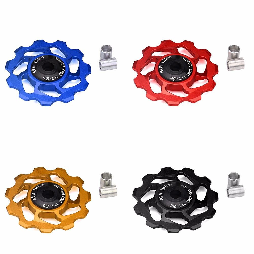 11T MTB Fiets Achterderailleur Neuswiel Keramische Lager Katrol AL-7075 CNC Racefiets Gids Roller Rondsel