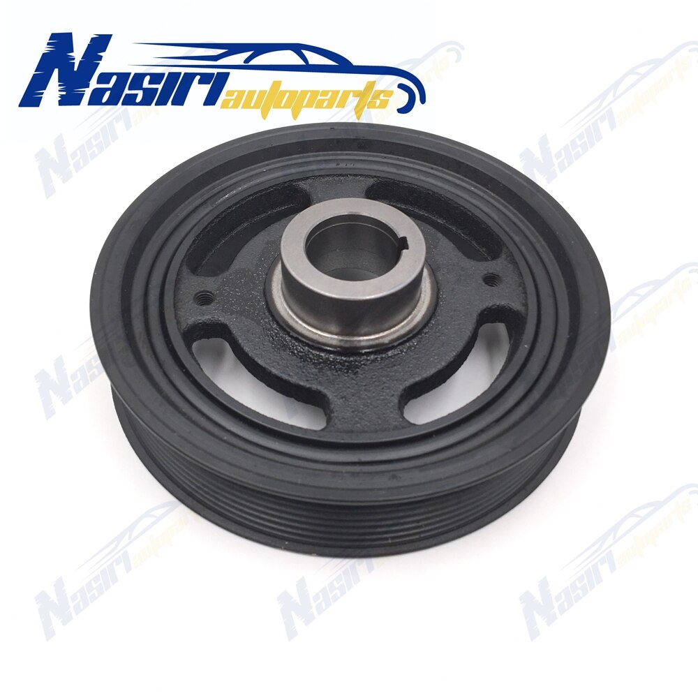 Engine Harmonic Balancer Crankshaft Pulley for NISSAN HR16DE 1.6 BLUEBIRD SYLPHY G11 2005 NISSAN CUBE Z12 -