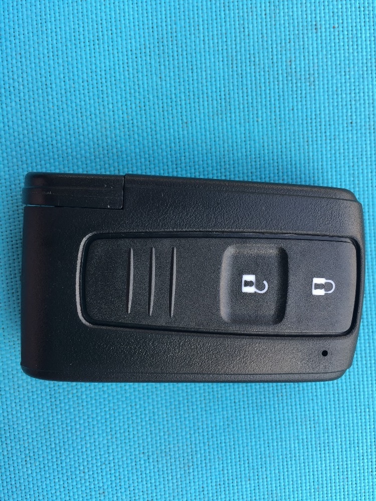 1Pc 2 Buttons Car Remote Key Case Shell Fob For Toyota PRIUS 2004 COROLLA VERSO Camry Replacement Smart Card With Blade