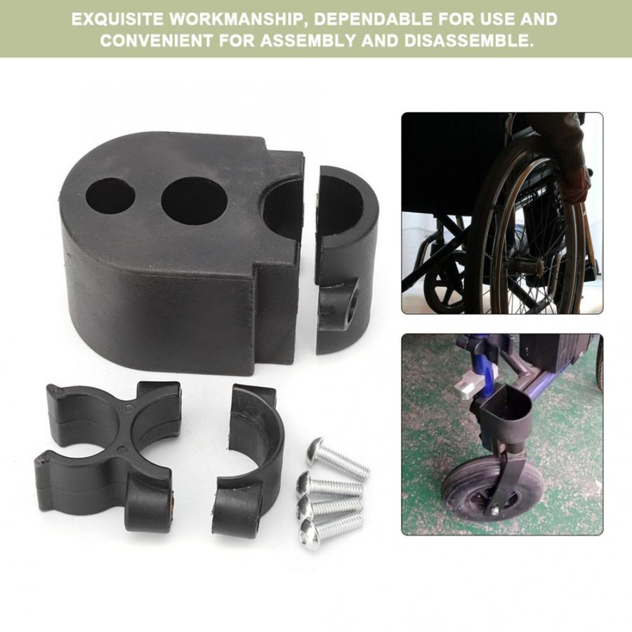 Slidstærkt kørestol gåpind rack beslag krykkeholder elektrisk scooter tilbehør til ældre rullator rullestol tilbehør