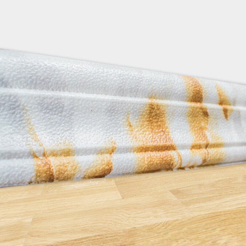 2.3M Length 3D Foam Wall Stickers Waterproof Waist Line Living Room Kitchen Baseboard Self-Adhesive Vintage Wallpaper Border: 06