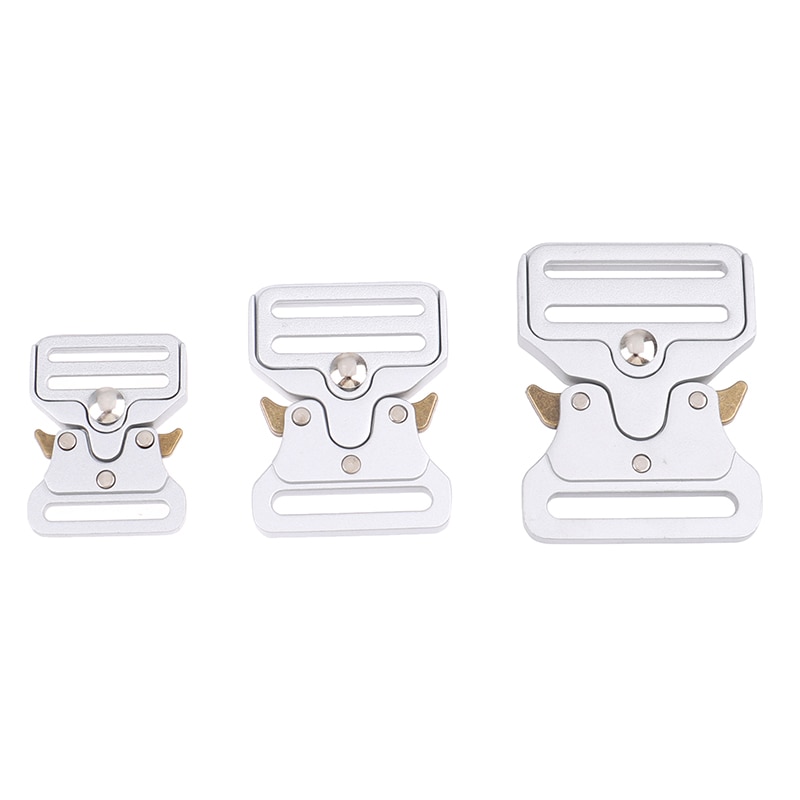 Metal Strap Buckles For Webbing DIY Bag Luggage Clothes Accessories Clip Buckles