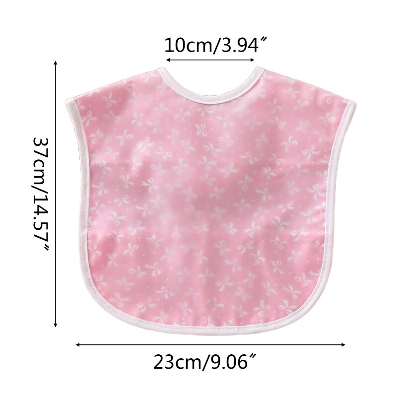 Bébé nourrissons doux coton salive serviette enfants enfant en bas âge -né imperméable à l'eau impression Burp chiffons alimentation bavoirs