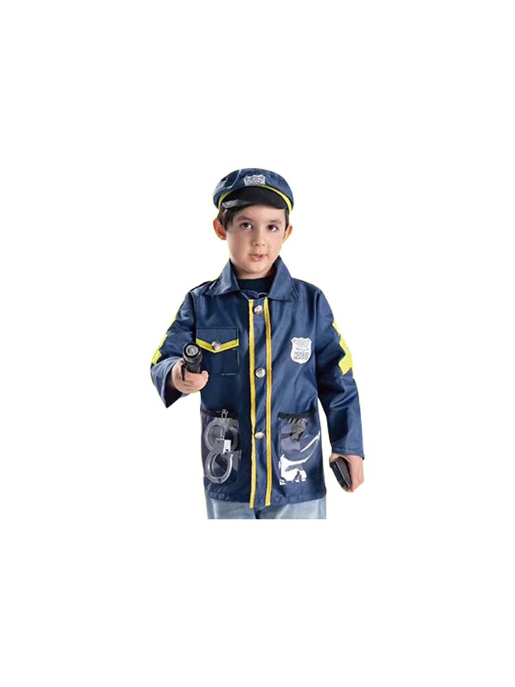 11PCS Cosplay Toy Children Pretend Toy Doctor Lawyer Police Ordinary Stage Equipment Play House Cosplay