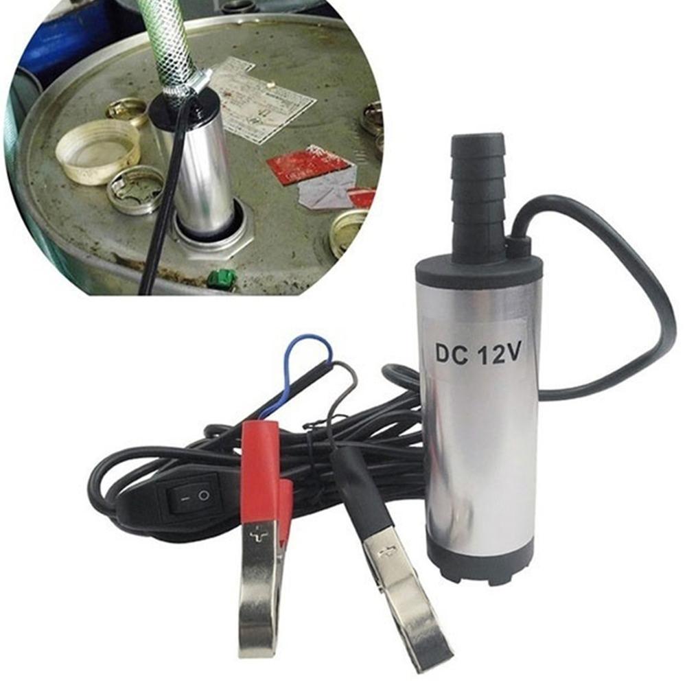 Bærbar mini 12 vdc rustfritt stål sølv elektrisk for pumping vannpumpe nedsenkbar elektrisk pumpe nedsenkbar dy  k9 e 9