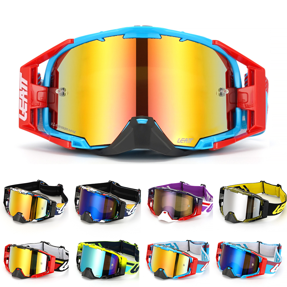 LEATT Velocity 6.5 Motocross Goggles Double Layers Anti Fog Motorcycle Goggle Outdoor Sport Skiing Glasses MTB Downhill Eyewear