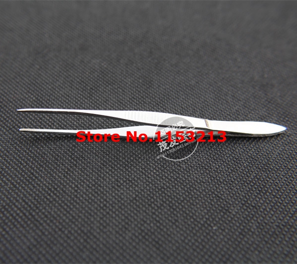 Roestvrij Staal Medische Oogheelkundige Pincet Hittebestendige Chirurgische Thuis Tang Rechte Extractie Hemostat Tang 10cm 5 pcs