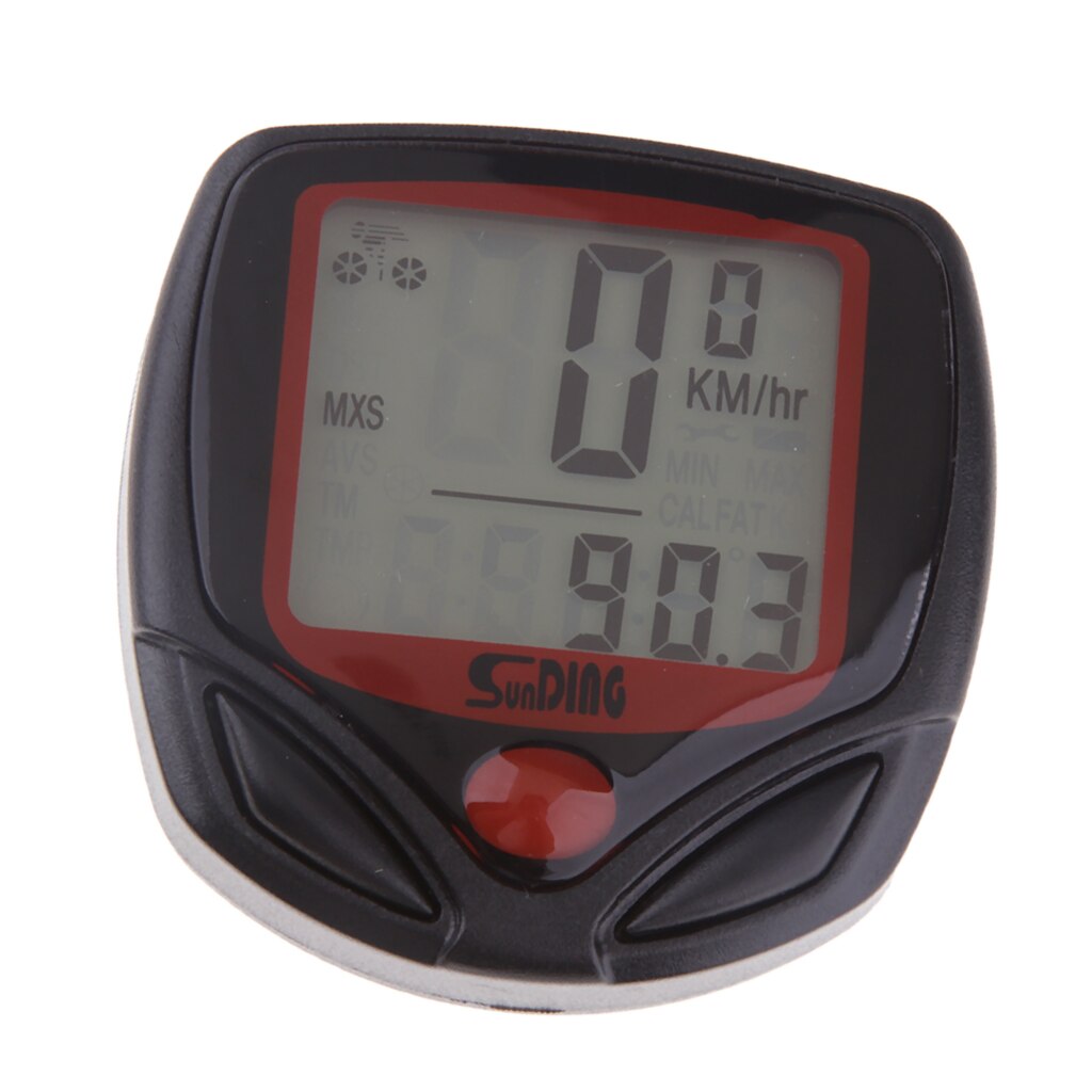 Universal Digital Motorcycle Speedometer LCD Display Odometer Tachometer Gauge with Background Light