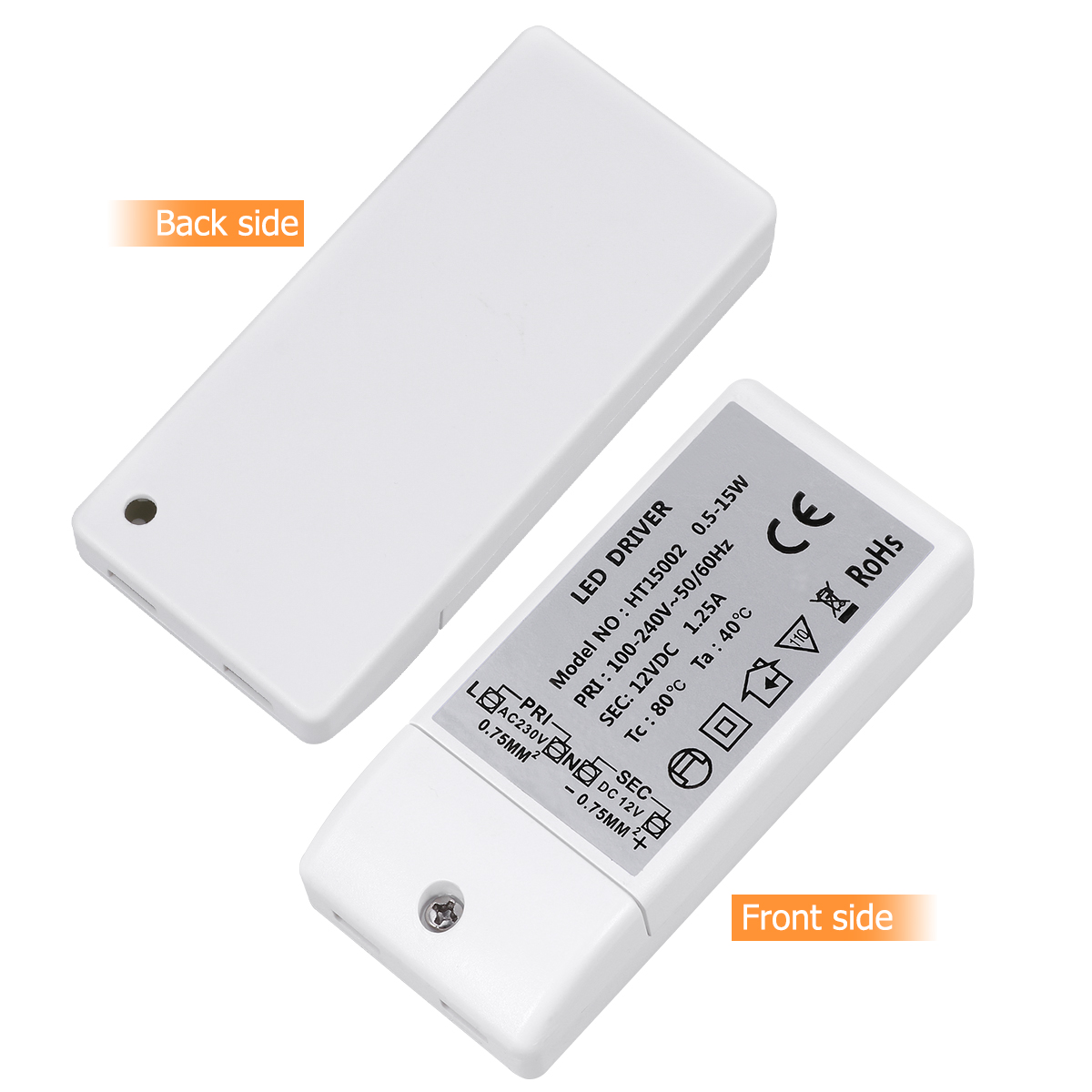 LEORX DC 12V 15W LED Driver Lighting Driver Power Supply for LED Lights