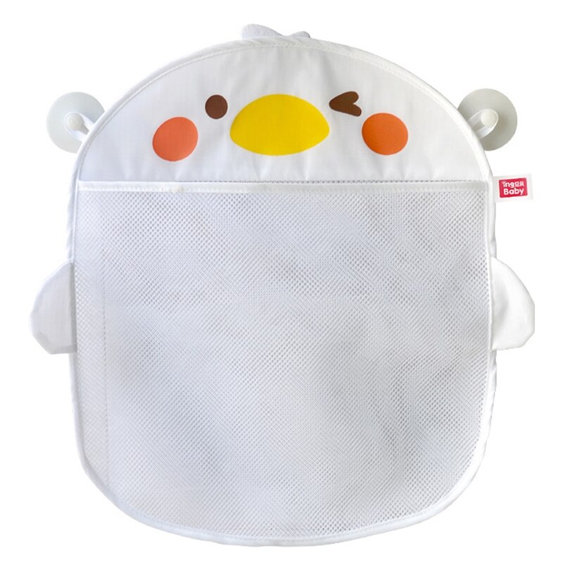 Net Mesh bag for kids Bath Toys Toddler Bath Toy White/Yellow Duck with Hook Storage Bag for Kids Toiletries игрушки для детей