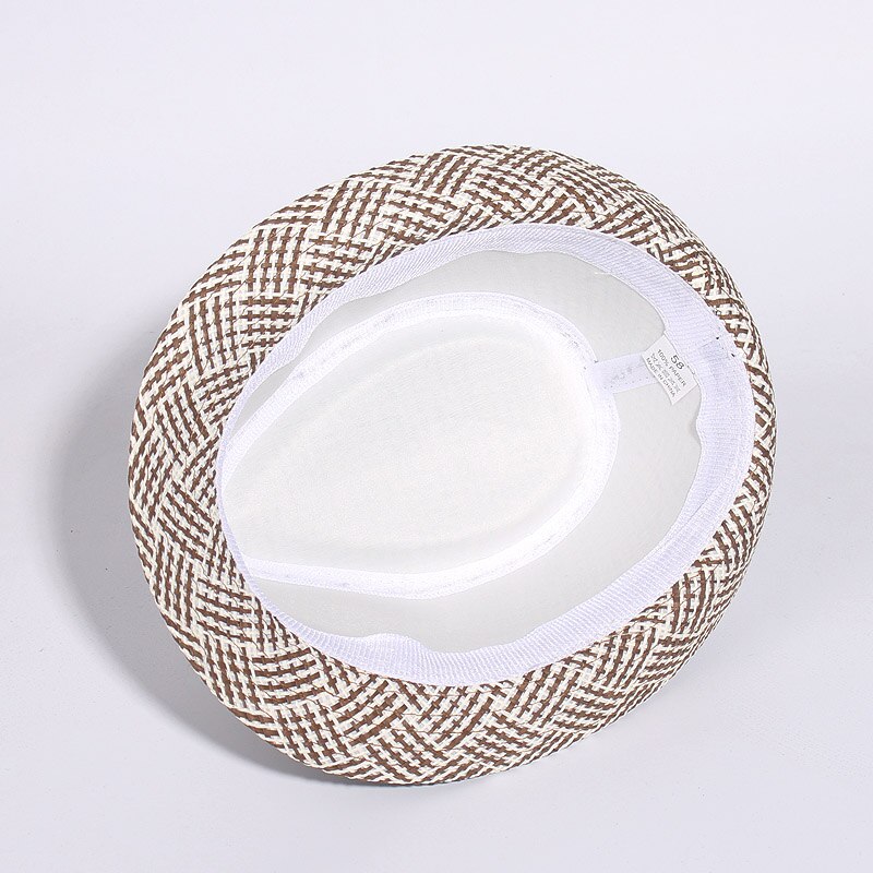 Gorra de gángster para hombre y mujer, sombrero de paja para playa, informal, Panamá, Jazz, vaquero