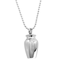 Huisdier As Cilinder Gedenkteken Urn Ketting Rvs Crematie Sieraden Voor Kat Hond