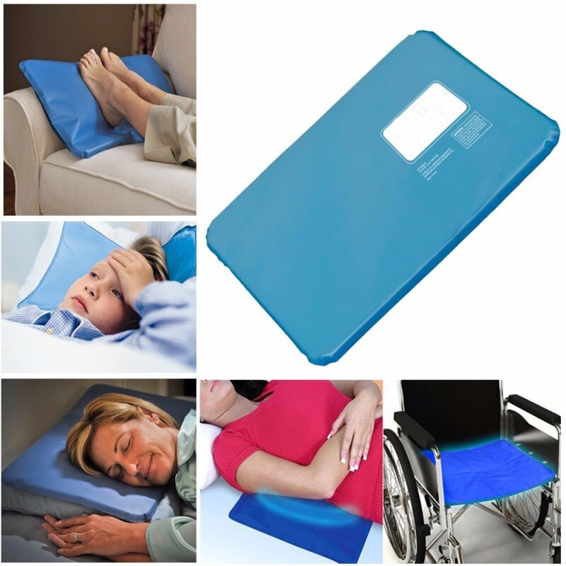 1Pcs Summer Ice Pad Massager Therapy Sleeping Aid Insert Chillow Pad Mat Muscle Relief Cooling Gel Pillow