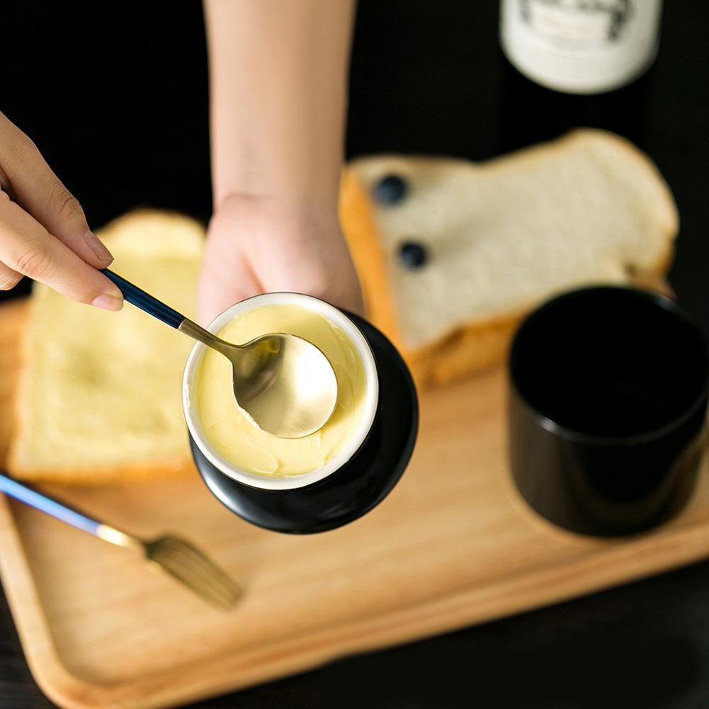 Butter Dish Butter Jar Ceramic Sealed Cheese Storage Butter Keeper Crock Jar For Spices Tank Container Kitchen Storage Bottle
