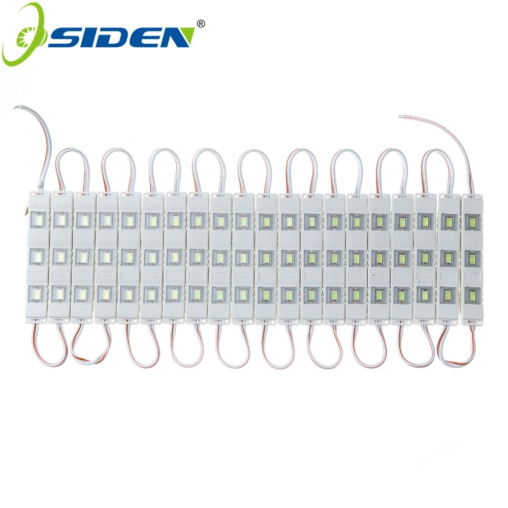 OSIDEN 100 STKS 5730 LED Module 12 V Spuitgieten Module Super Heldere Waterdichte IP65 rood/groen/blauw/geel/Roze/Warm wit