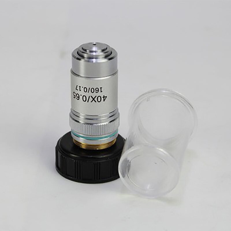 4X 10X 40X 100X Microscope Objective Lens Achromatic Objective Laboratory Biological Microscope Parts 4Pcs