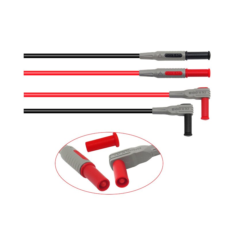Multifunctionele Multimeter Test Kit Test Lead Kit Probe Banana Plug Naar Hook Kabel Vervangbare Multimeter Probe Test draad