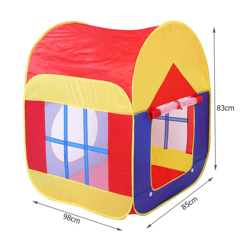 Kids Toy Play Tent House Cartoon Chicken Hang Flag Baby Tent House Princess Castle Children boy girl play Tent: F