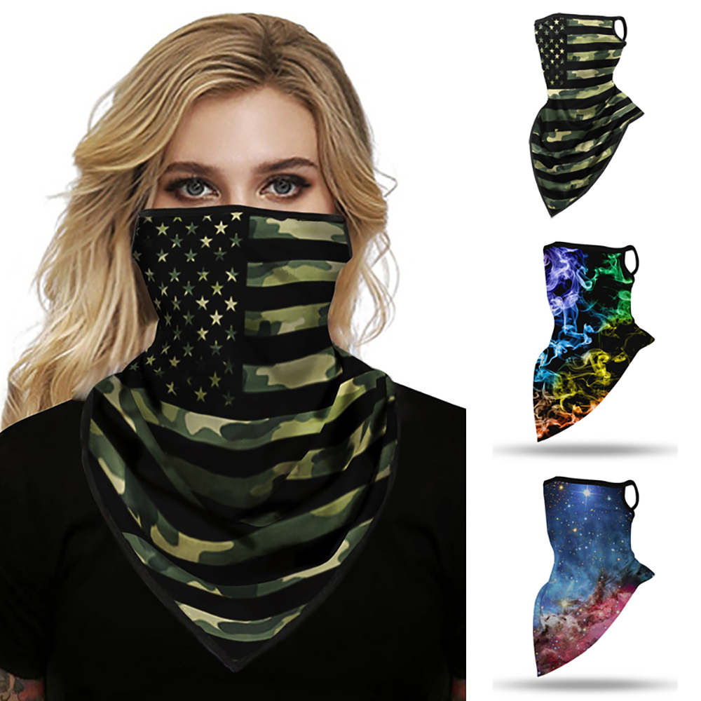 Winddichte bandana stofdichte sjaal half gezicht unisex sport nek fietsen