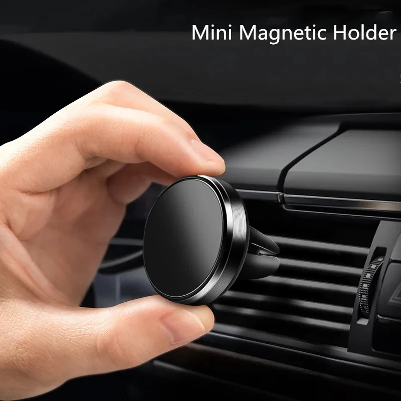 Magnetyczny uchwyt samochodowy do telefonu z magnesem wentylacyjnym Smartphone mobilny stojak na telefon komórkowy GPS dla iPhone 14 13 12 XR Xiaomi Huawei Samsung