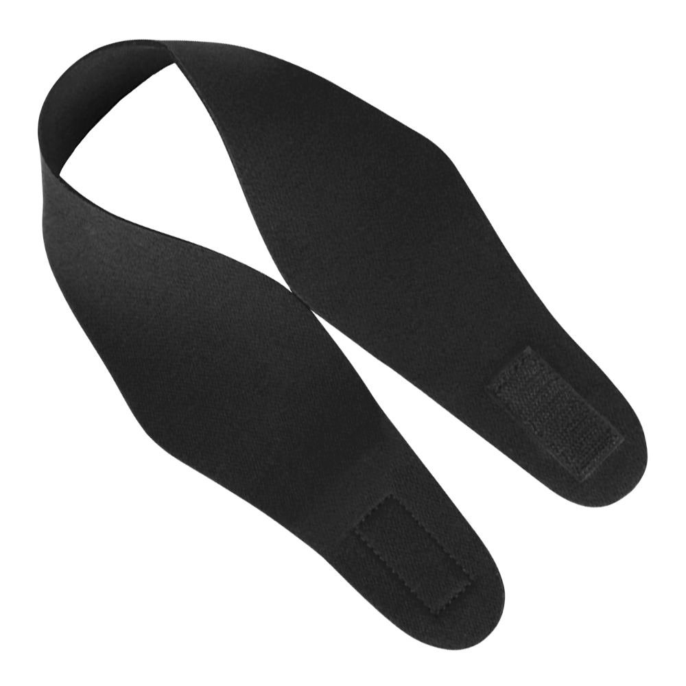 Neopren Schwimmen Stirnband Ohr Schutz Band Schweißband für Schwimmen Bade Surfen Sport Stirnband Gürtel Haar band: Black / L
