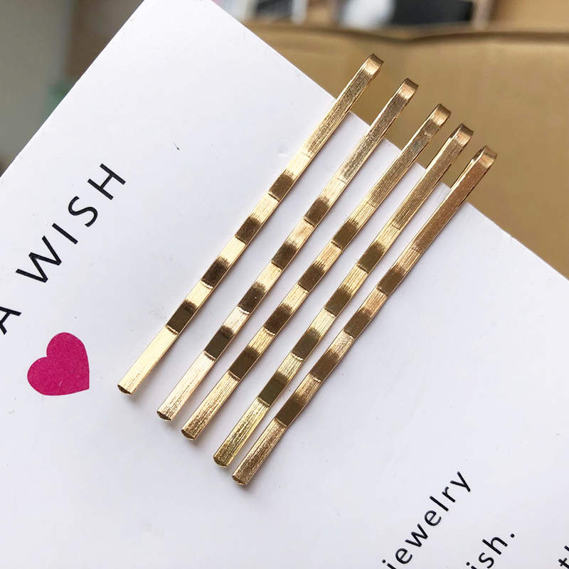 Pearl Hair Clip for Women Korean Snap Barrette Stick Hairpin Hair Styling Accessories Hair Pins