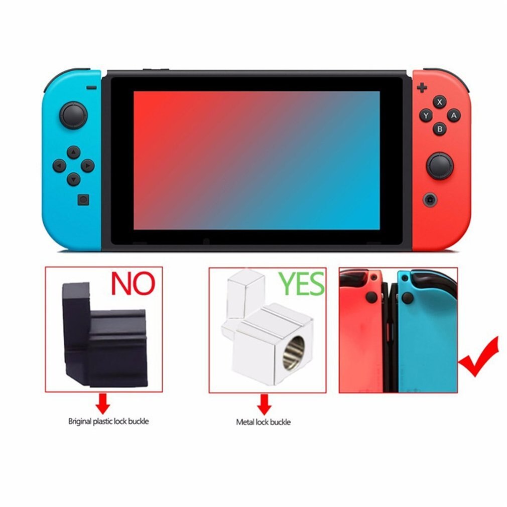 For Joy con Original Metal Lock Buckle for Nintend Switch NS NX Joy-Con Replacement Repair Parts