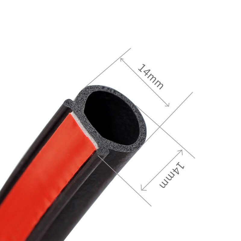 Auto 4 Meter Het Schuine T V Vorm Z Autodeur Afdichting Strip Epdm Rubber Geluidsisolatie Afdichting Seal Auto accessoires