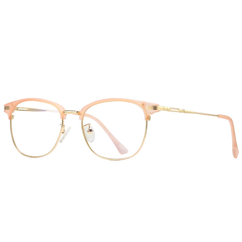 Anti Blauw Licht Bril Computer Bril Anti Blauw Licht Blokkeren Vrouwen Mannen Gaming Bril Vrouwelijke: Pink-Gold