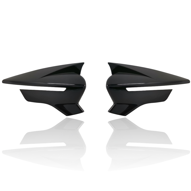 Produktbild von Shkalacar Rückspiegel-Abdeckungen – 1 Paar, Schwarz, ABS, Für SEAT Leon Mk3, Ibiza Mk5, Arona | OE 5F0857537B/5F0857538B